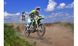 Racing motocross dedicated to the 40th anniversary of MK Crystal, p. Ozhenyn